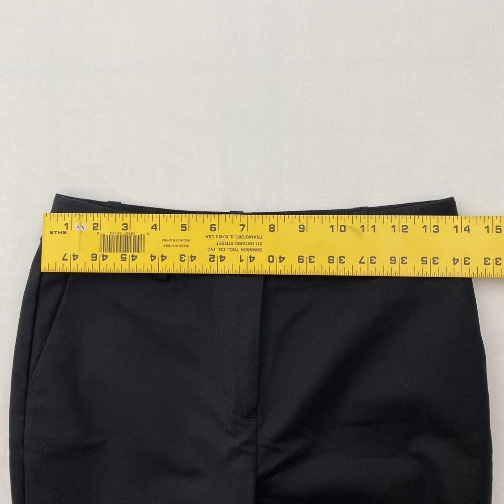 Boden Trouser Pants Womens 2R Black Straight Leg Cotton Blend Stretch Career - Picture 8 of 12